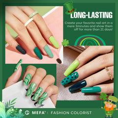 MEFA sage green swatch highlights a calm everyday shade