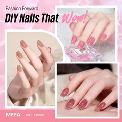 MEFA Jelly Gel Nail Polish Set color palette displays 12 versatile shades for all-season nail art.