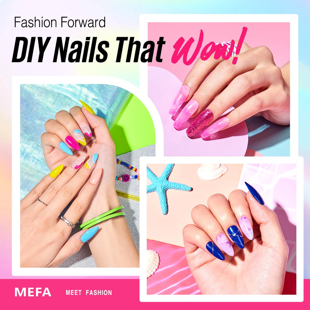 MEFA long lasting two weeks salon quality shine at home with proper prep