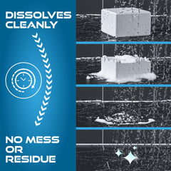 Mefitex shower steamer men eucalyptus dissolving action releases scent quickly.