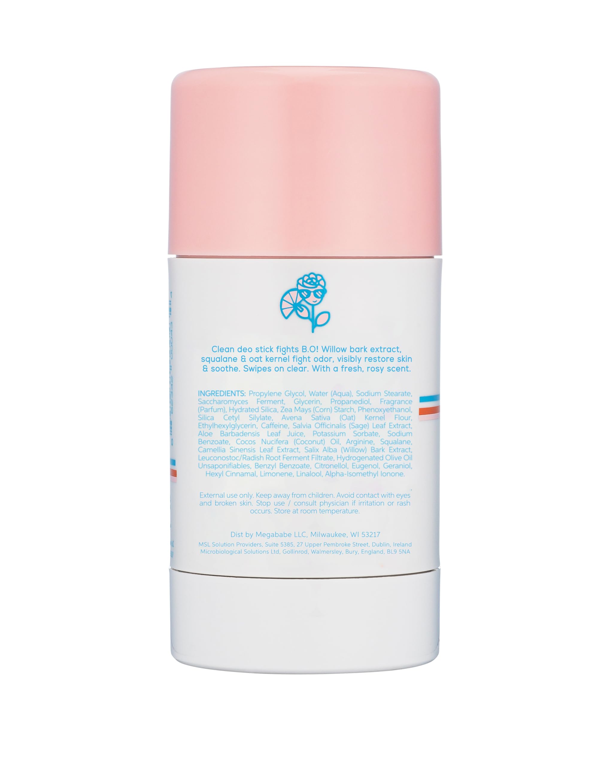 Megababe Daily Deodorant Dermatologist-Approved Badge signals gentle, dermatologist-vetted care.