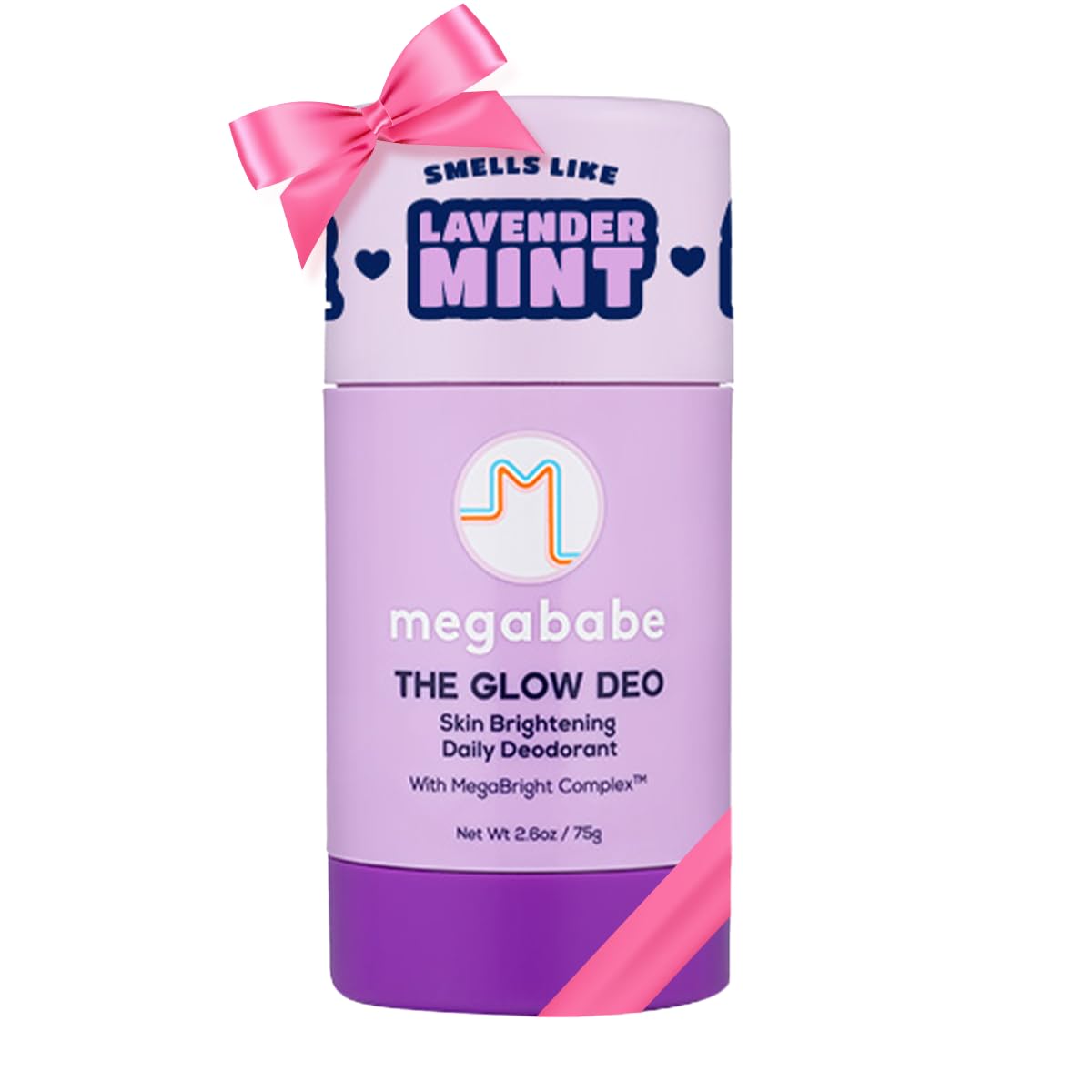 Megababe Daily Deodorant Glow Deo bottle showing smooth glide and freshness
