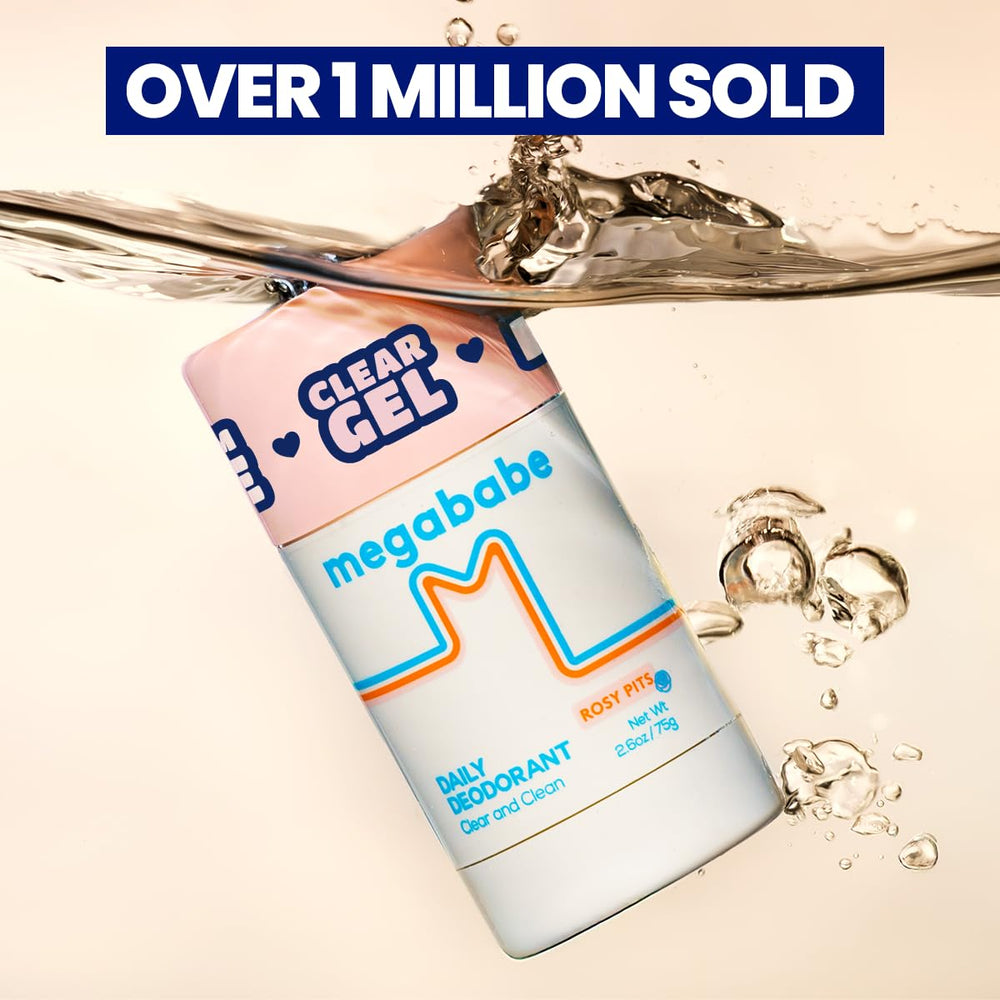 Megababe Daily Deodorant Rosy Pits dermatologist-approved label