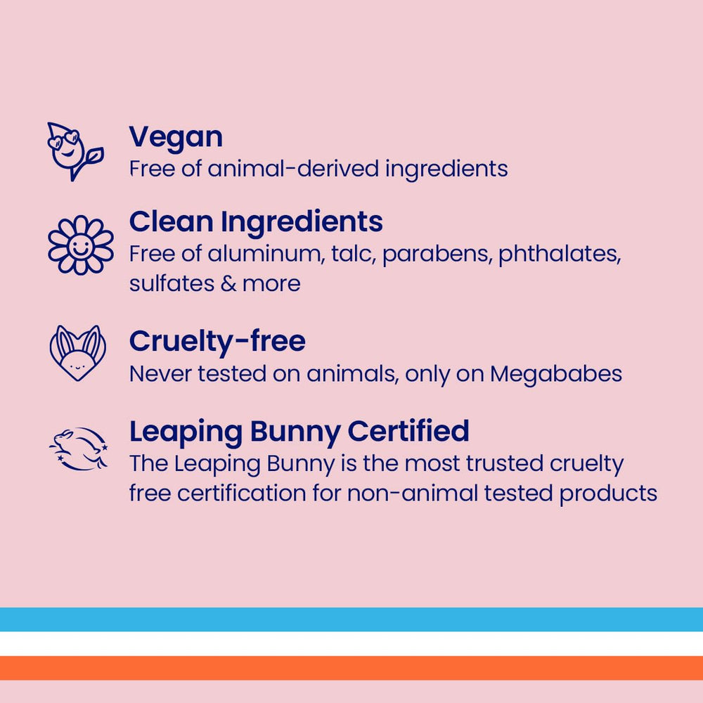 Megababe Rosy Pits ingredients willow bark and oatmeal