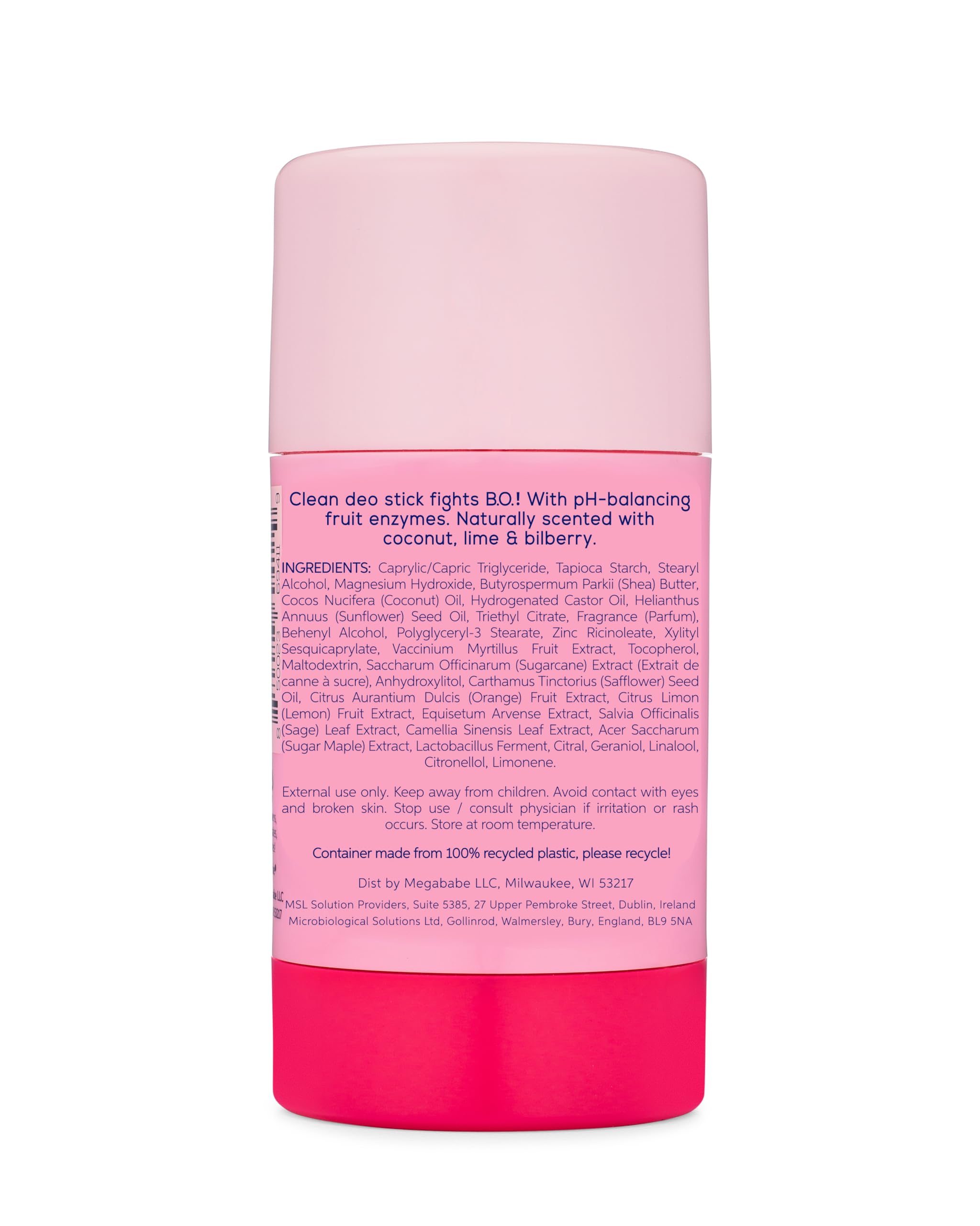 Megababe Daily Deodorant travel-size 2-6oz compact for on-the-go use.