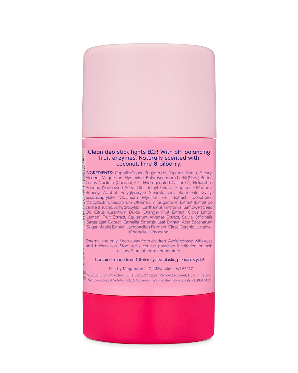 Megababe Daily Deodorant travel-size 2-6oz compact for on-the-go use.