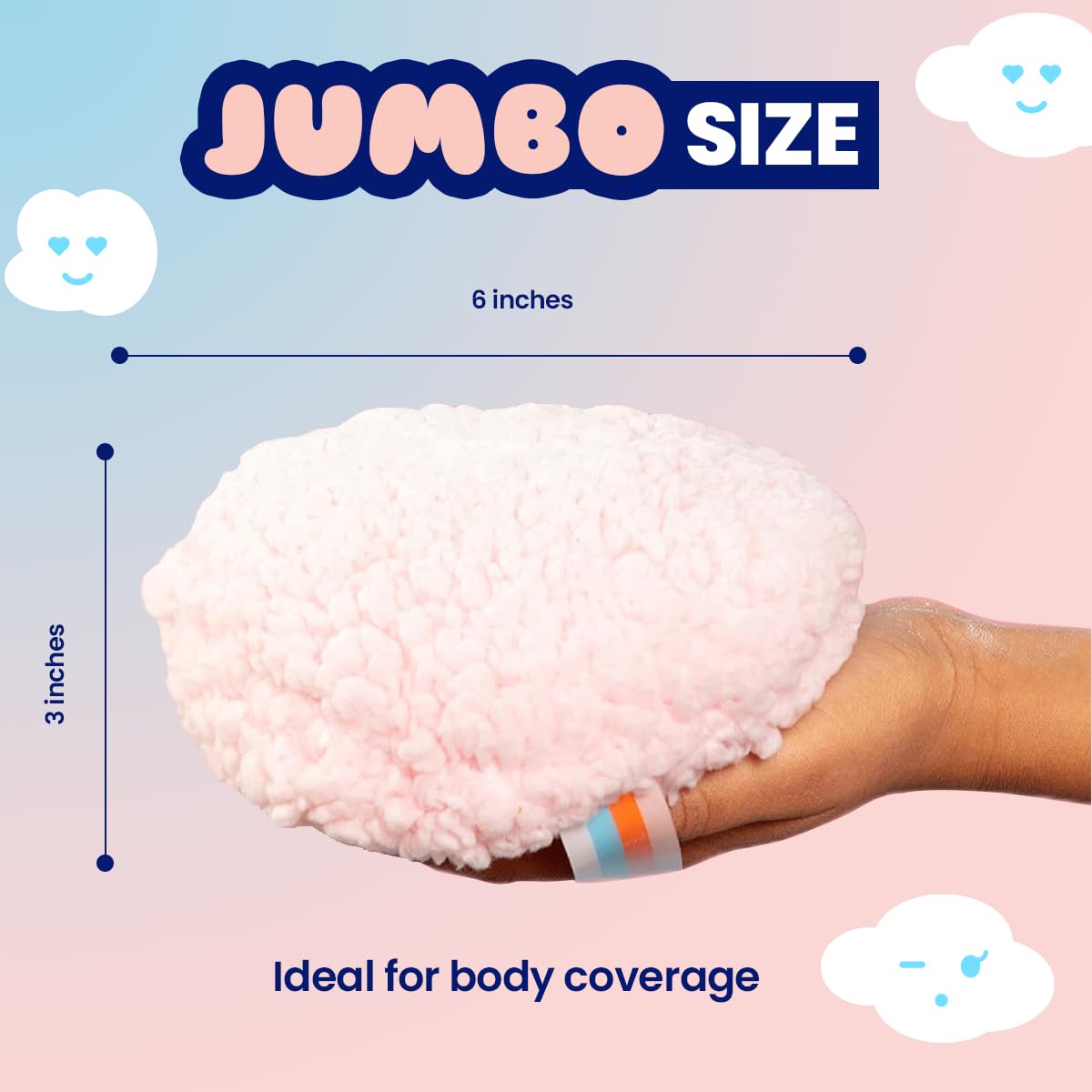 Megababe Dust Puff depositing powder with cloud-soft texture