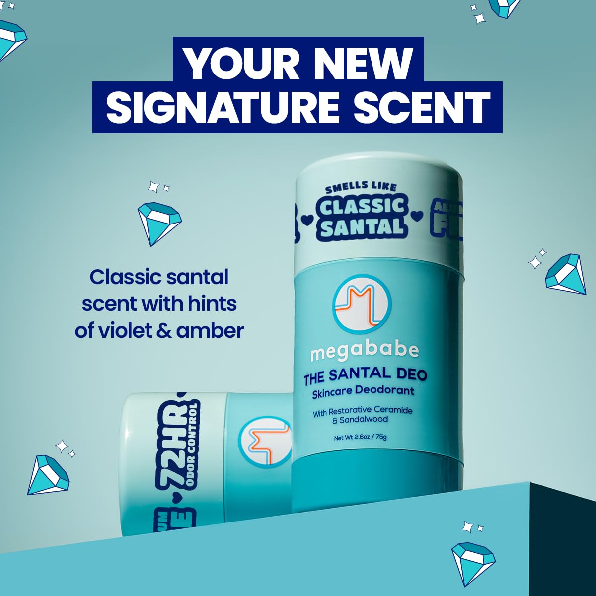 Applying Megababe Santal Deo for smooth and easy use without tugging.