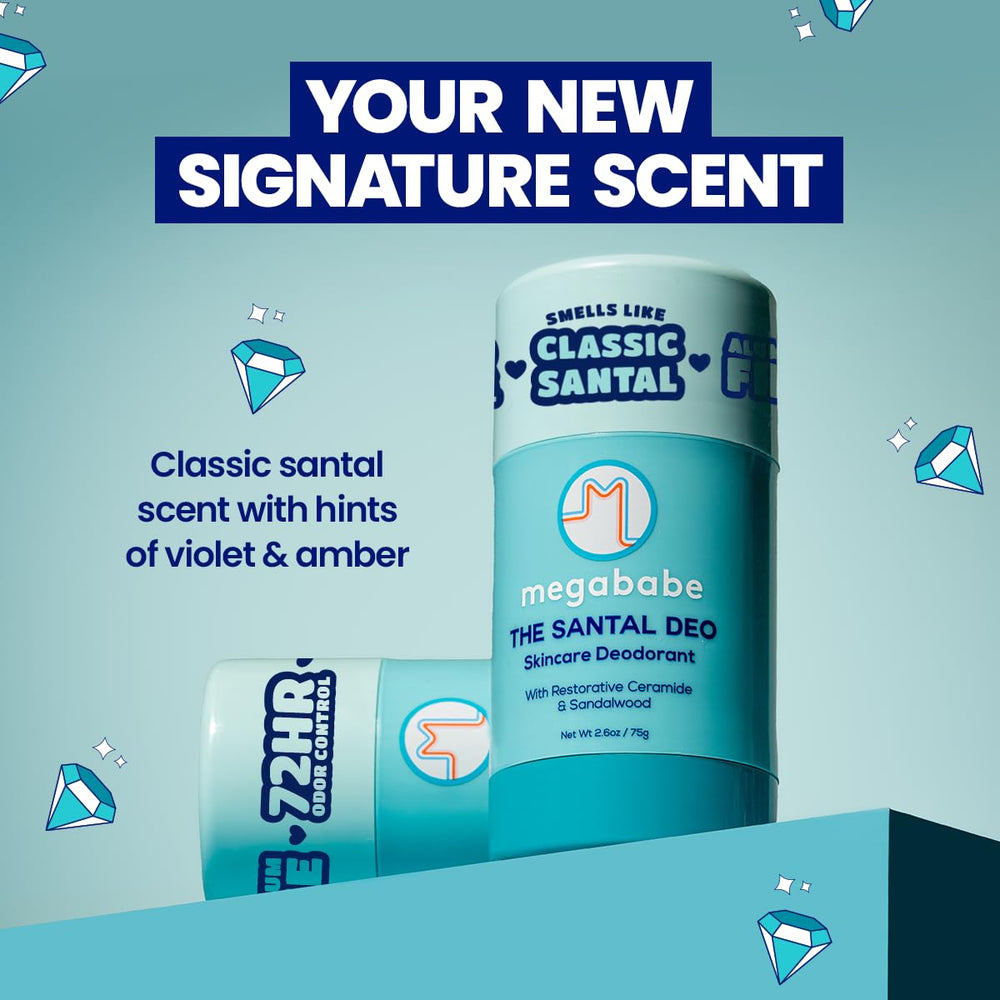 Applying Megababe Santal Deo for smooth and easy use without tugging.
