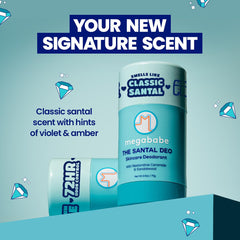 Applying Megababe Santal Deo for smooth and easy use without tugging.