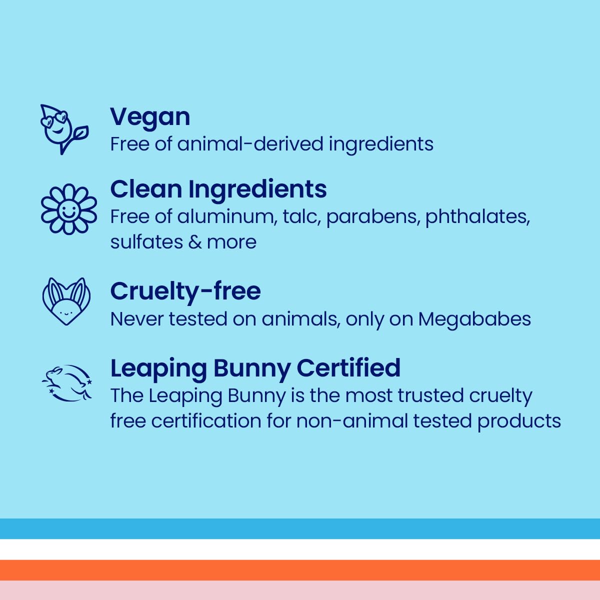 Megababe Underarm Mask Happy Pits packaging image emphasizes sustainability