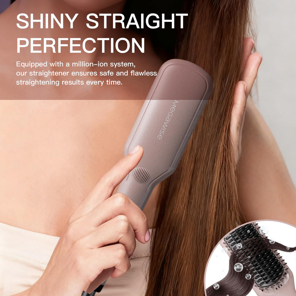 MEGAWISE Pro rotatable cord enables easy maneuvering while styling.