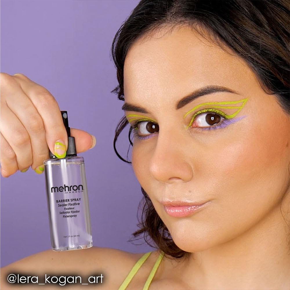 Mehron Barrier Spray before makeup priming mist for sensitive skin