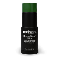 Mehron CreamBlend Green close-up showing rich pigment for bold color payoff