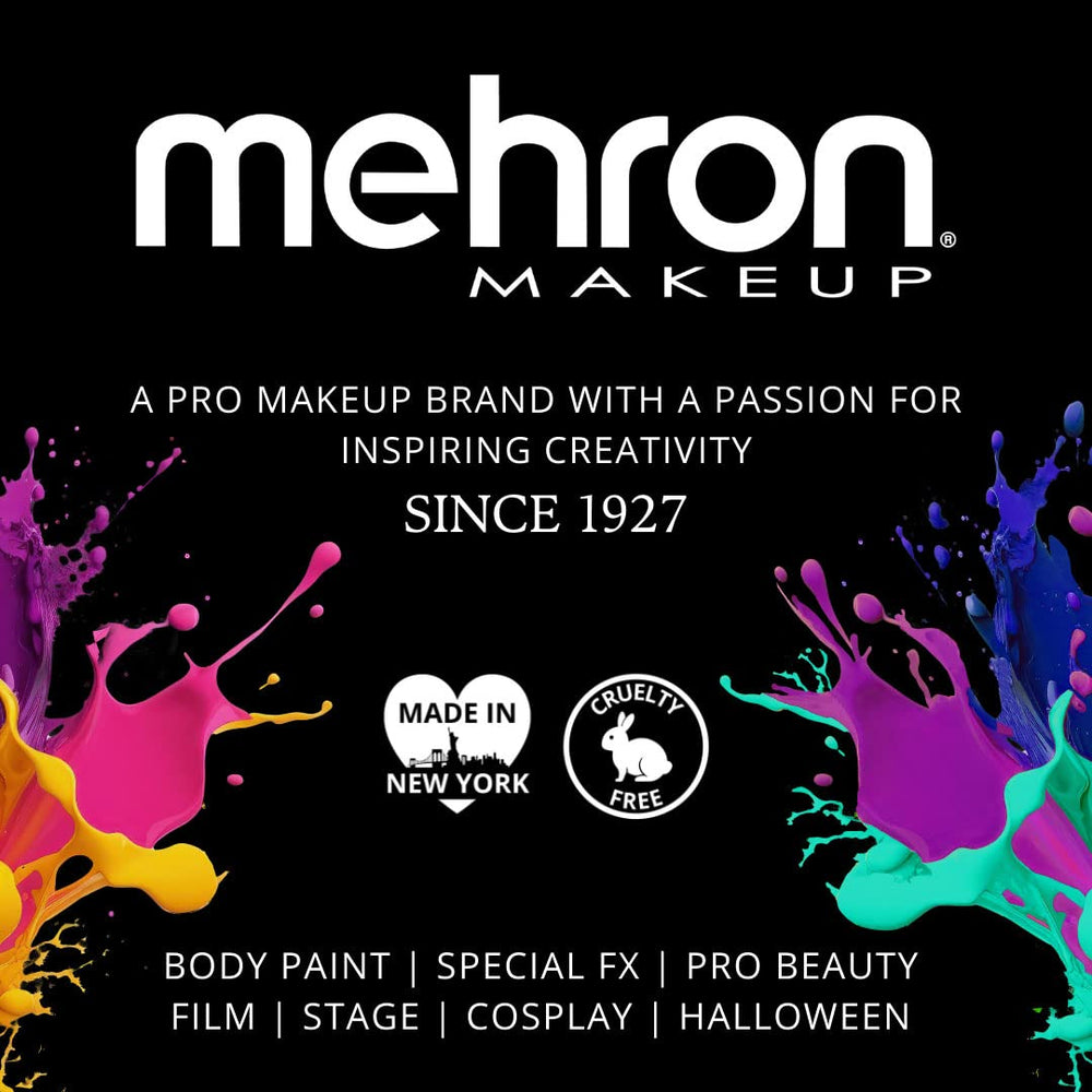 Mehron CreamBlend Stick manufactured in the USA, cruelty-free formula