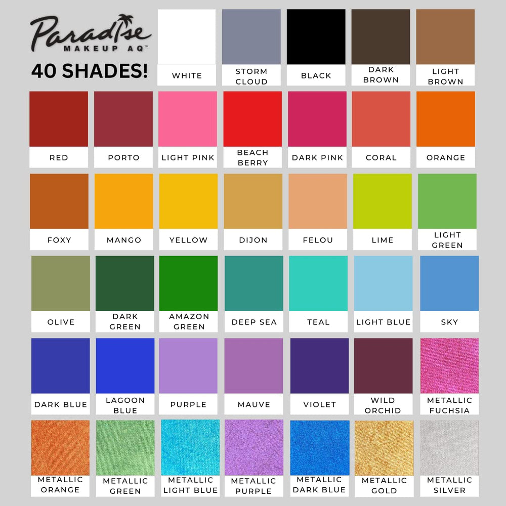 Mehron Paradise Makeup AQ Stage Broadway Use highlights pro performance suitability and reliable coverage.