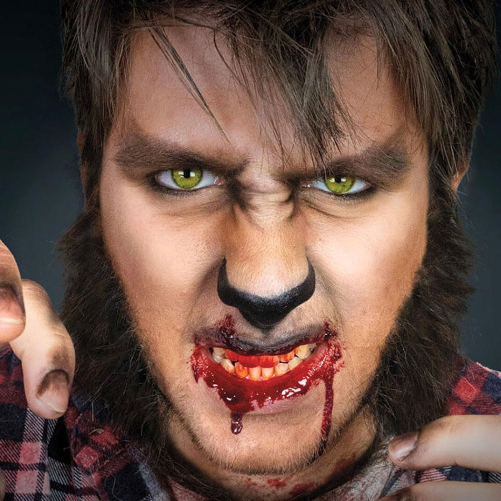 Mehron Werewolf Palette includes applicator for easy on-skin blending.