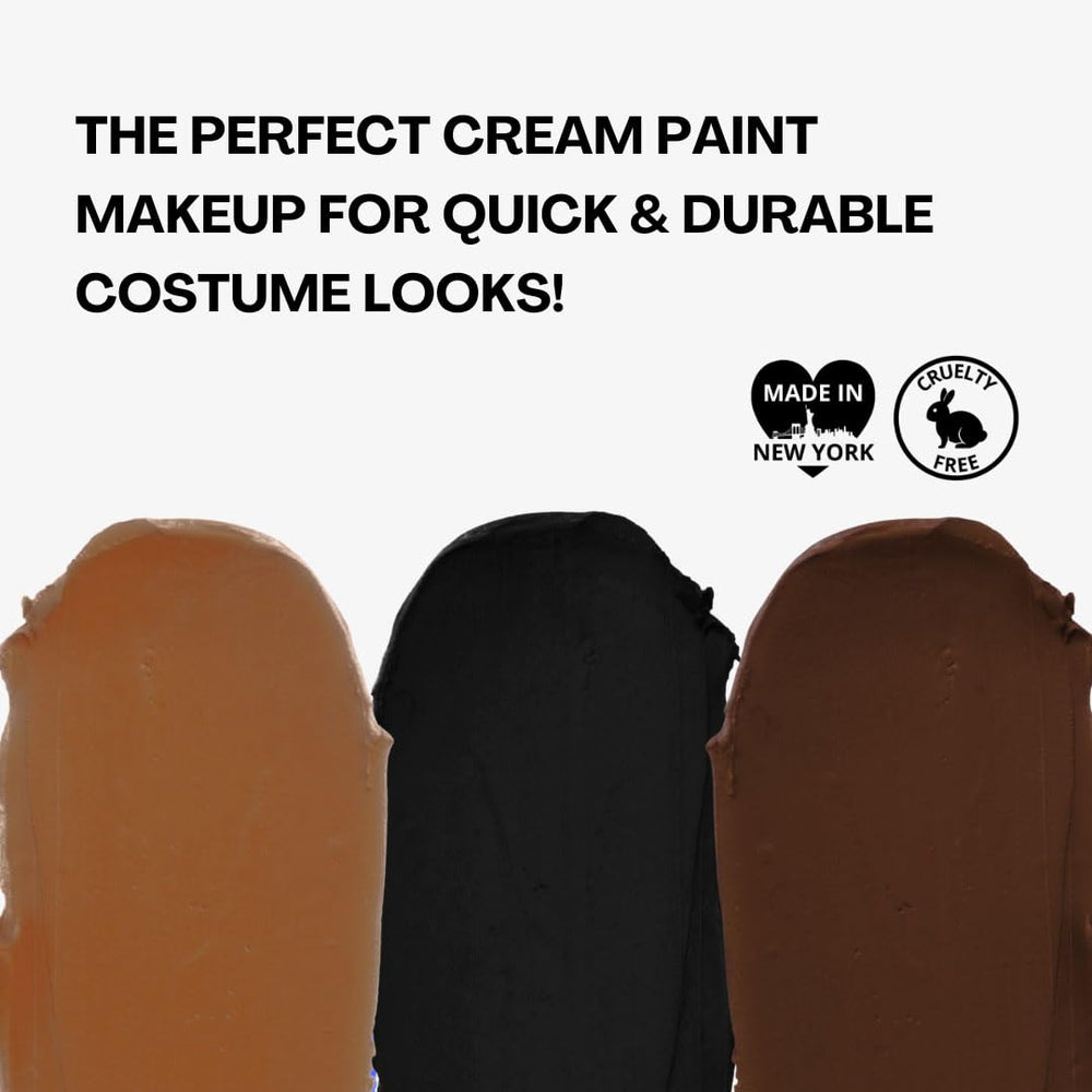 Mehron Tri-Color Werewolf Palette demonstrates long-lasting color on stage.