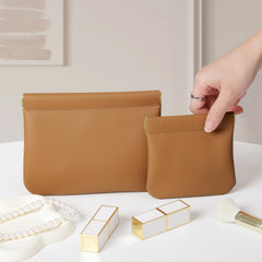 MEIBOOCH organosilicon leather close-up showing soft, waterproof texture for daily care