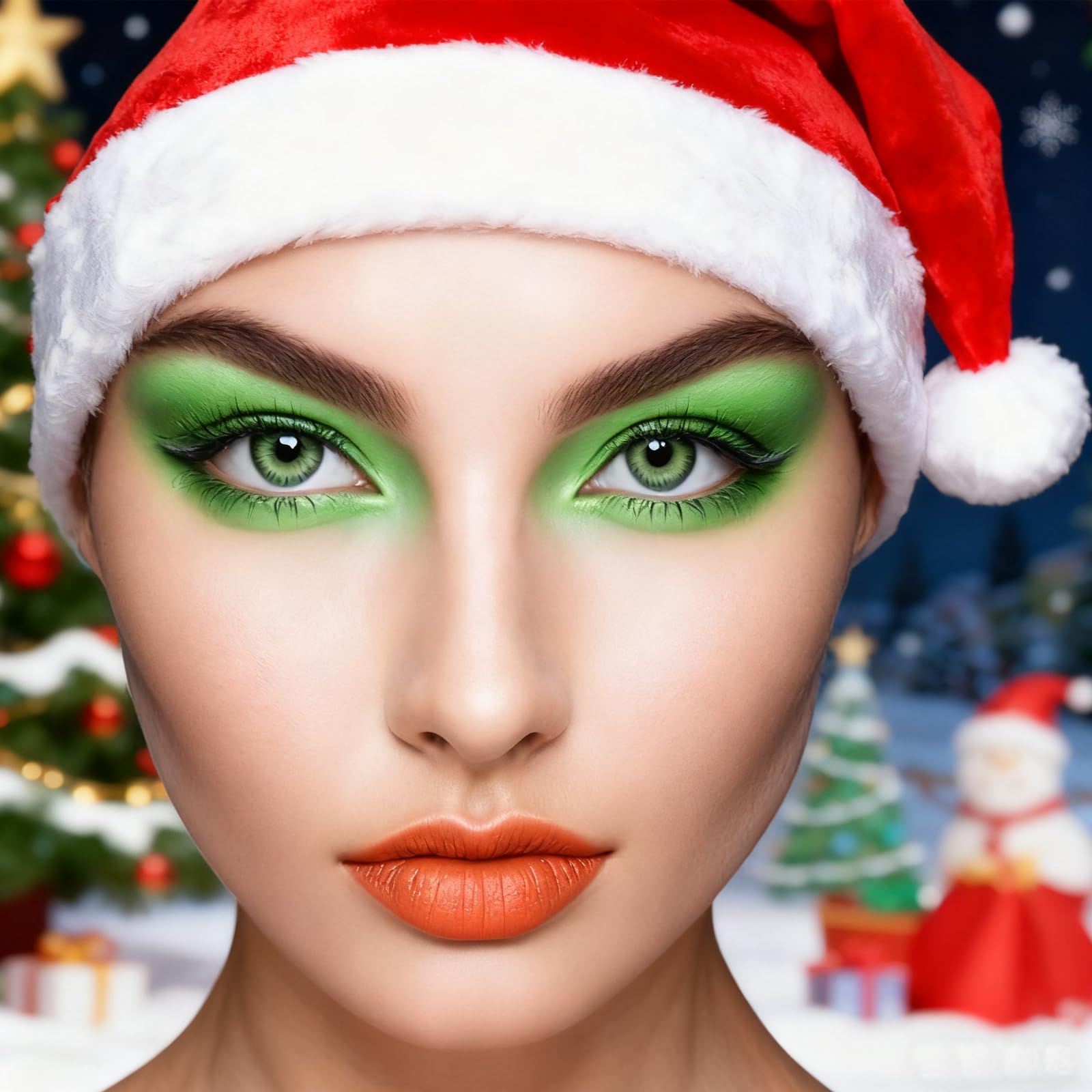MEICOLY eyeshadow-brush-included image highlights easy application with smooth texture.