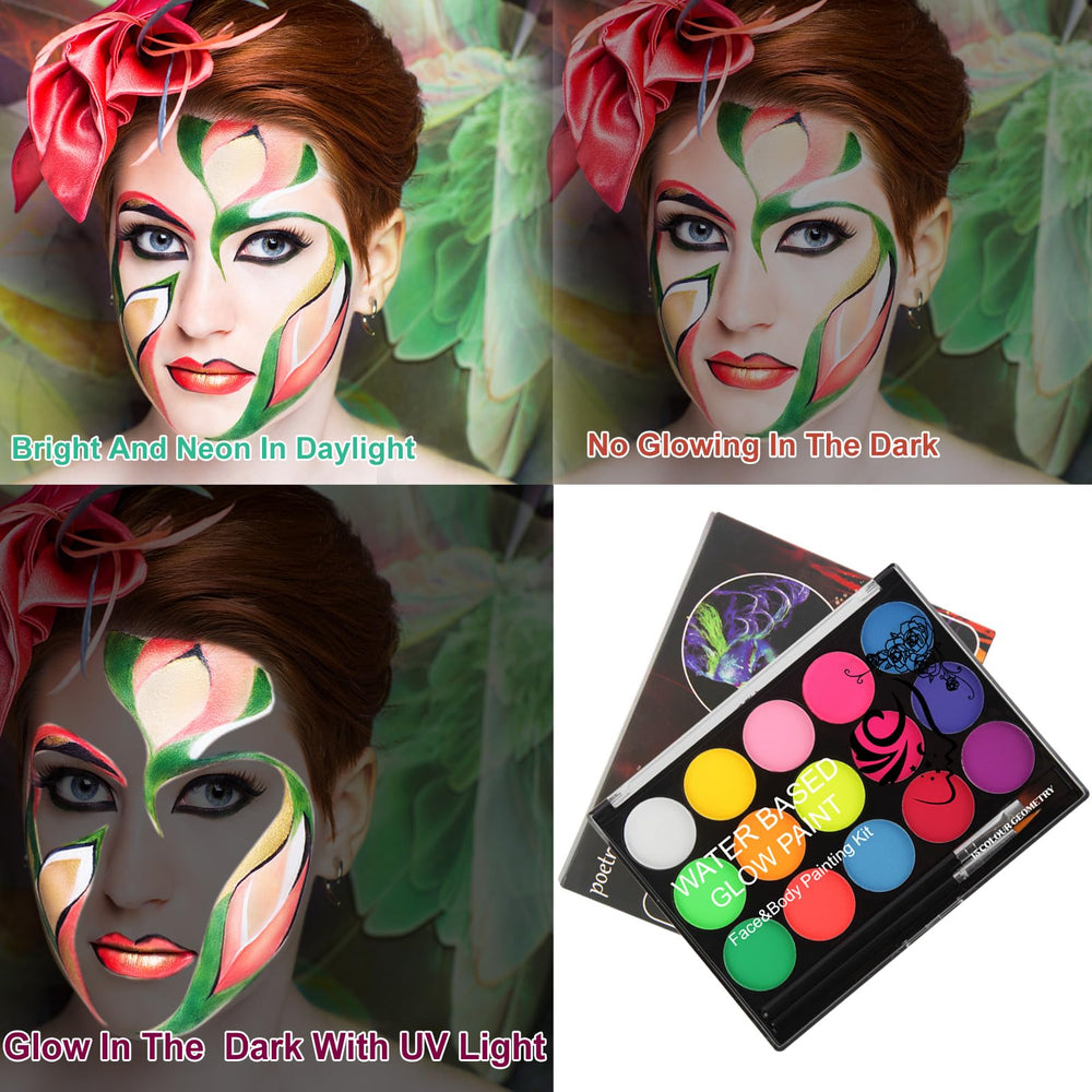 MEICOLY glow paint at festival or party setting