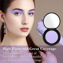 MEICOLY lilac powder eyeshadow delivers buildable color for versatile eye makeup.