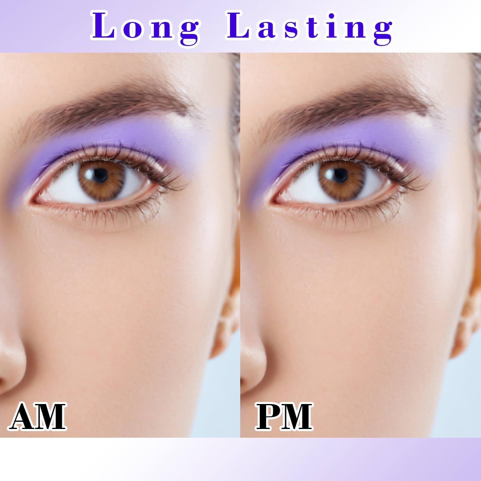 MEICOLY long-wearing formula helps color stay vibrant throughout busy days.