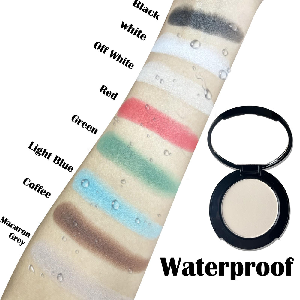 MEICOLY pressed powder eyeshadow compact delivering durable color with minimal fallout
