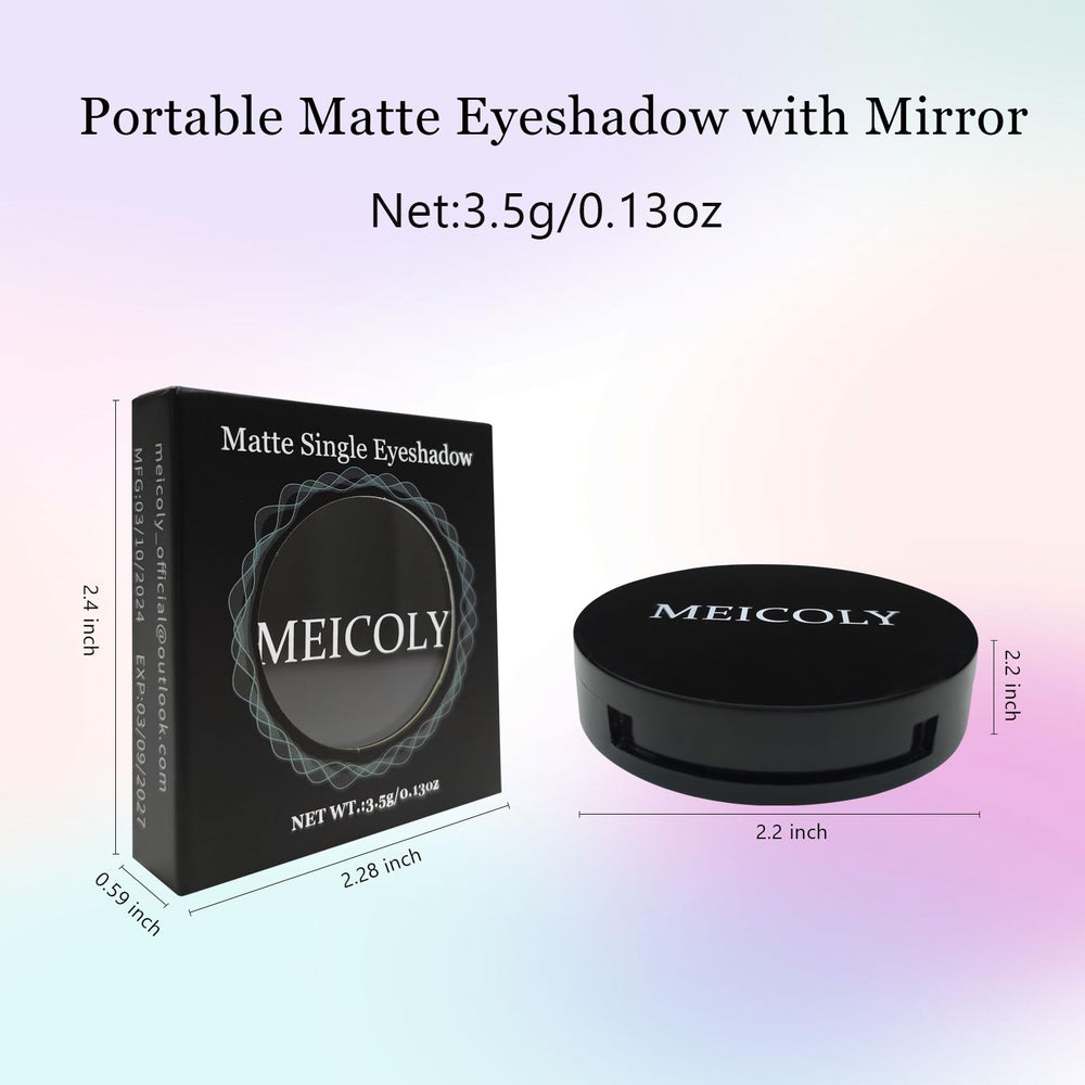 MEICOLY travel-friendly eyeshadow compact enables quick, simple makeup routines