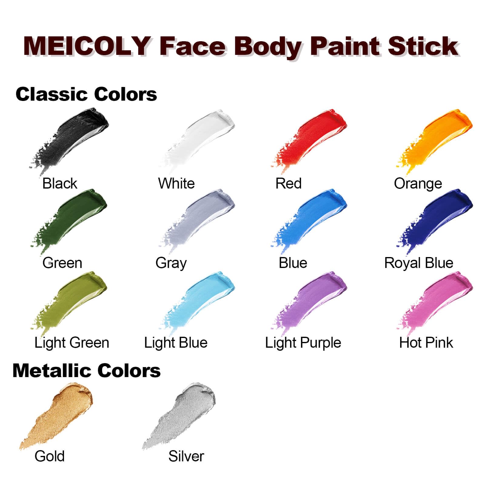 MEICOLY two sponges provide smooth application and easy buffering.