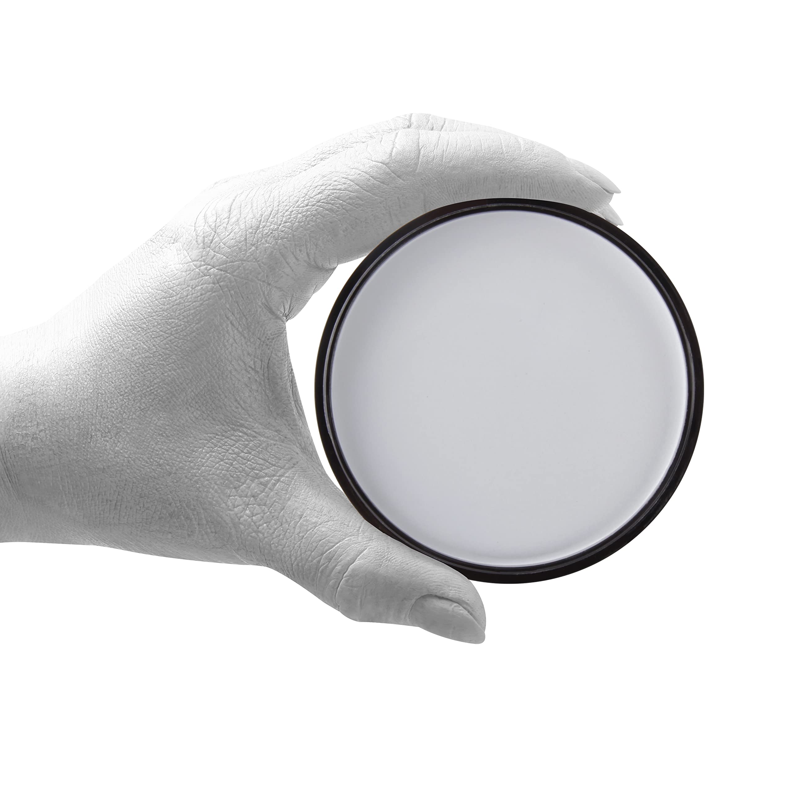 MEICOLY zombie makeup gray swatch shows smooth blending