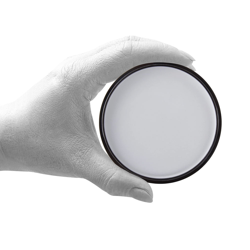 MEICOLY zombie makeup gray swatch shows smooth blending