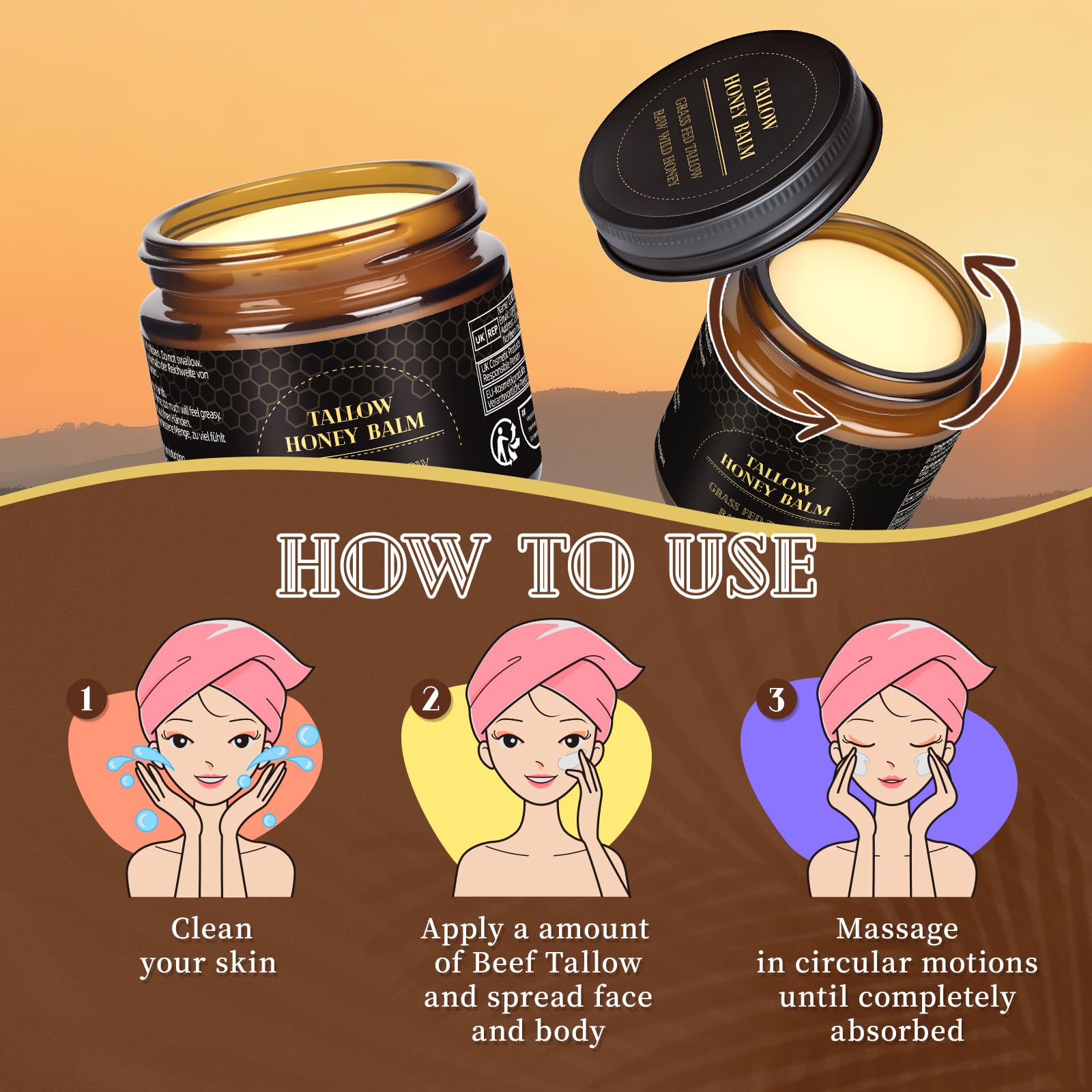 MEIDU Beef Tallow sensitive-skin focuses on gentle, irritation-free moisture.