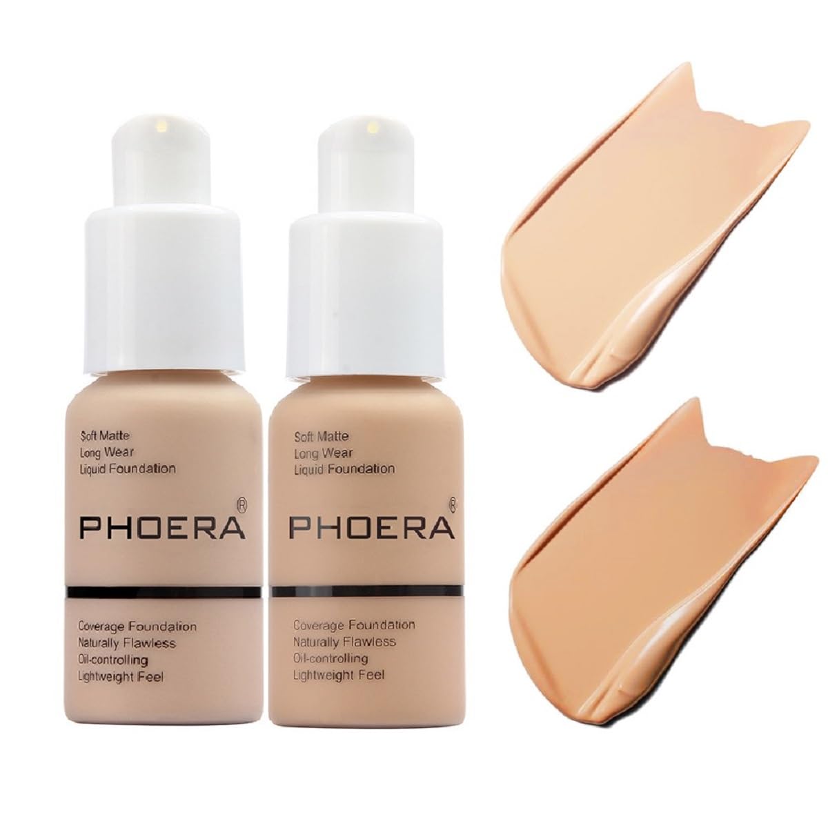 Meifen PHOERA Foundation 102 Nude bottle for all-day coverage and a natural finish