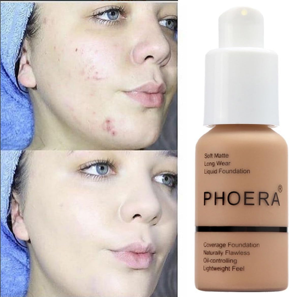 Meifen PHOERA Foundation soft-matte finish close-up emphasizes weightless feel