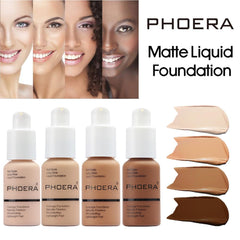 Meifen Phoera foundation shade 102 Nude swatch for natural look.
