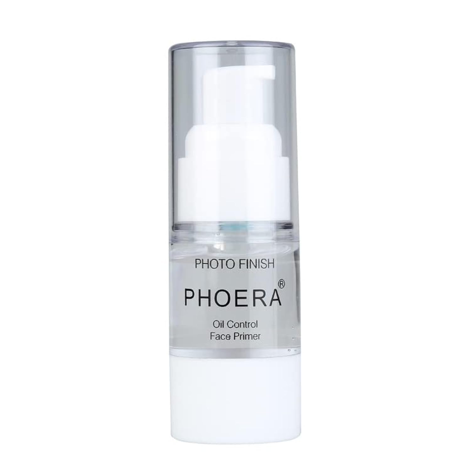 Meifen Phoera Primer bottle close-up showing matte base for long-lasting makeup