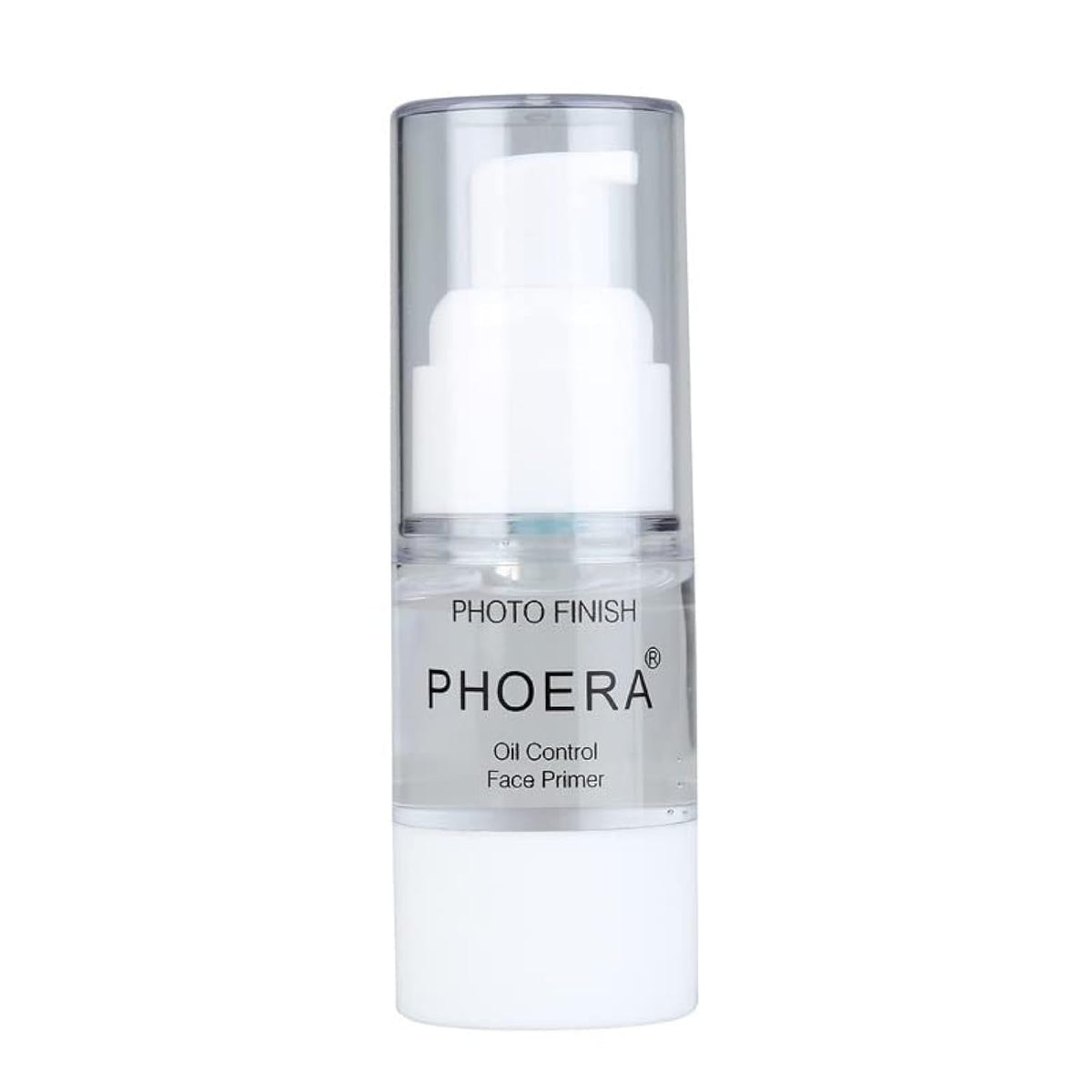 Meifen Phoera Primer bottle close-up showing matte base for long-lasting makeup
