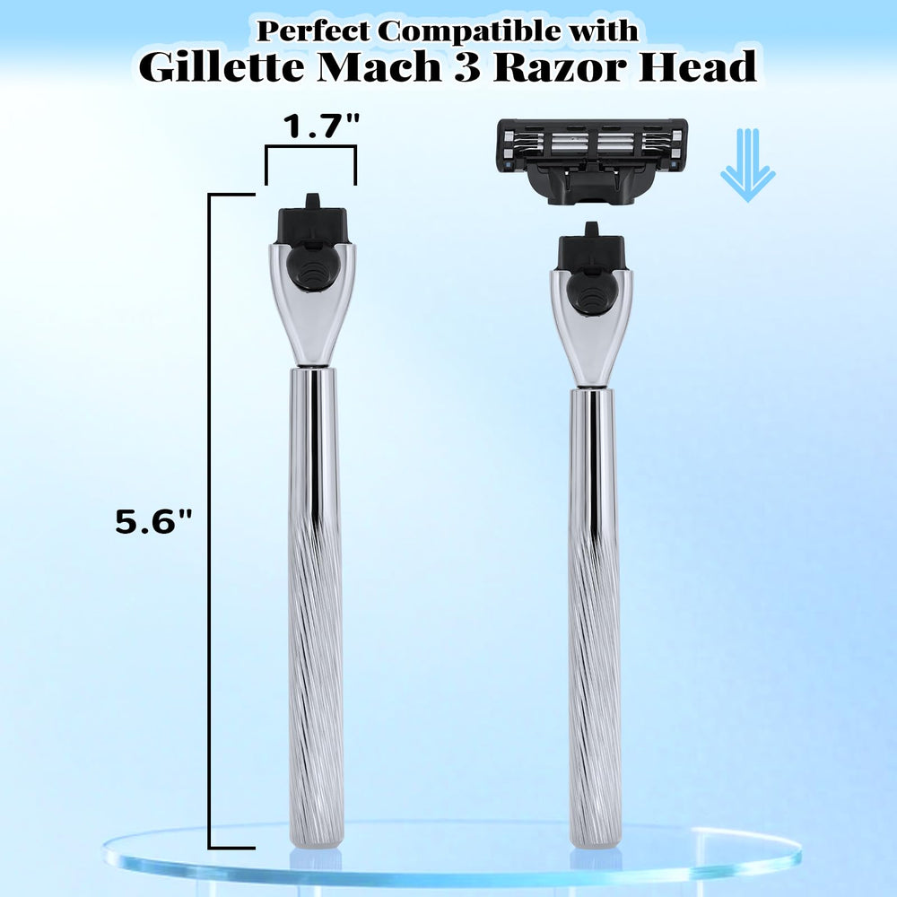MEIJIAYOU razor handle mach3-compatible for easy upgrades without blades