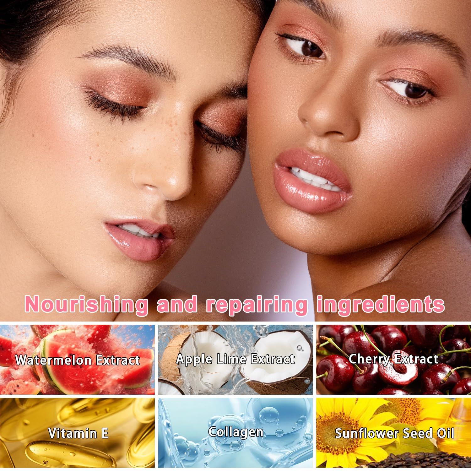 Meilury lip mask applied before lipstick for base smoothness