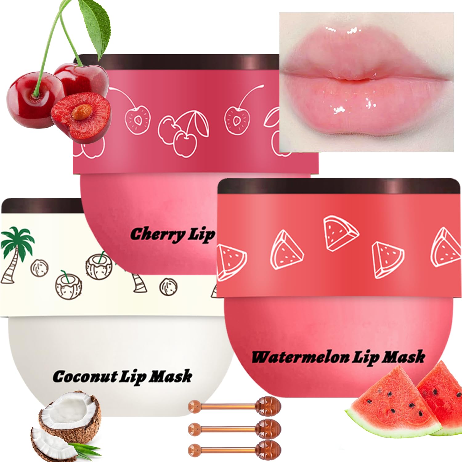 Meilury honey-pot lip balm jar for full lip hydration