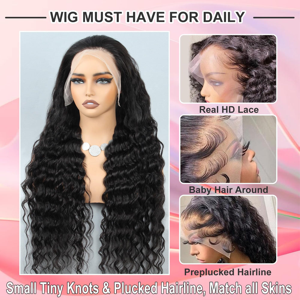 MEIMEI pre-plucked natural hairline with versatile parting options.