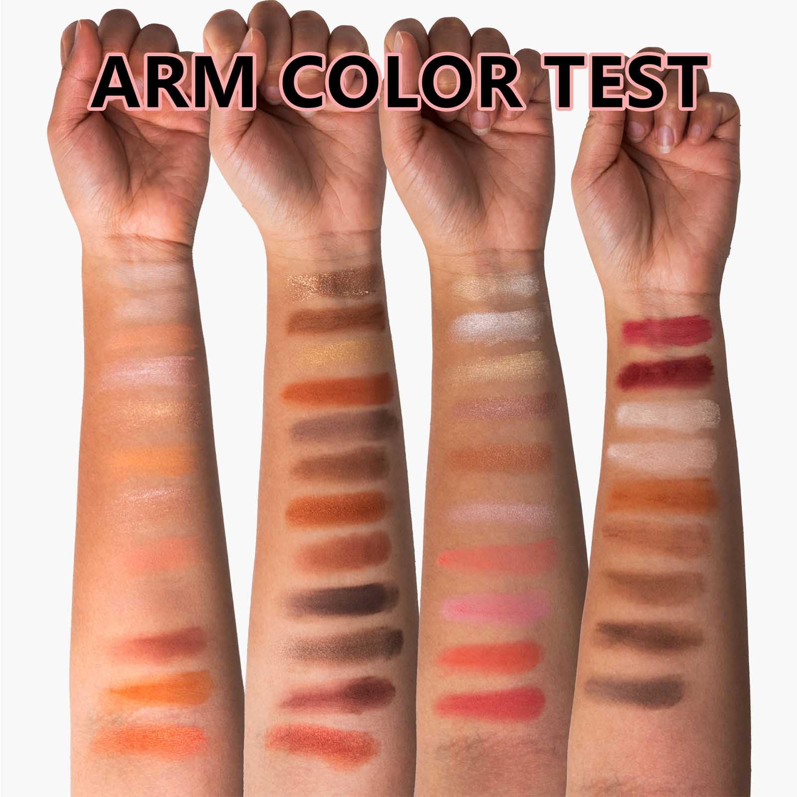 MeiPlumLai blush/highlighter/contour pans enable natural glow and sculpted dimension.