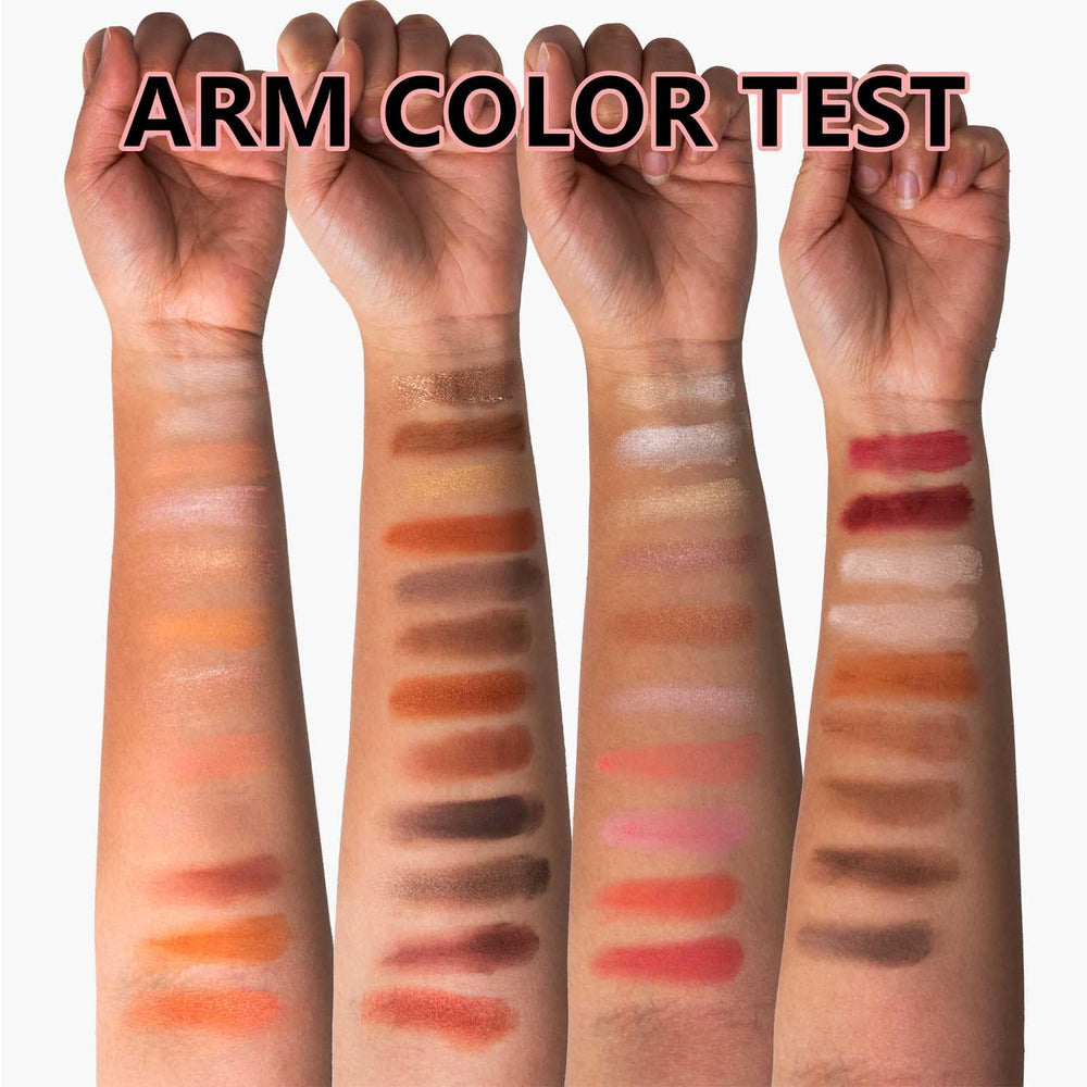 MeiPlumLai blush/highlighter/contour pans enable natural glow and sculpted dimension.