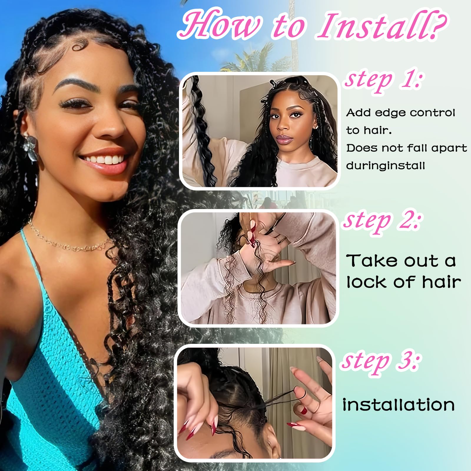 Meiyou curly braiding hair offers skin-friendly fibers for comfortable wear.
