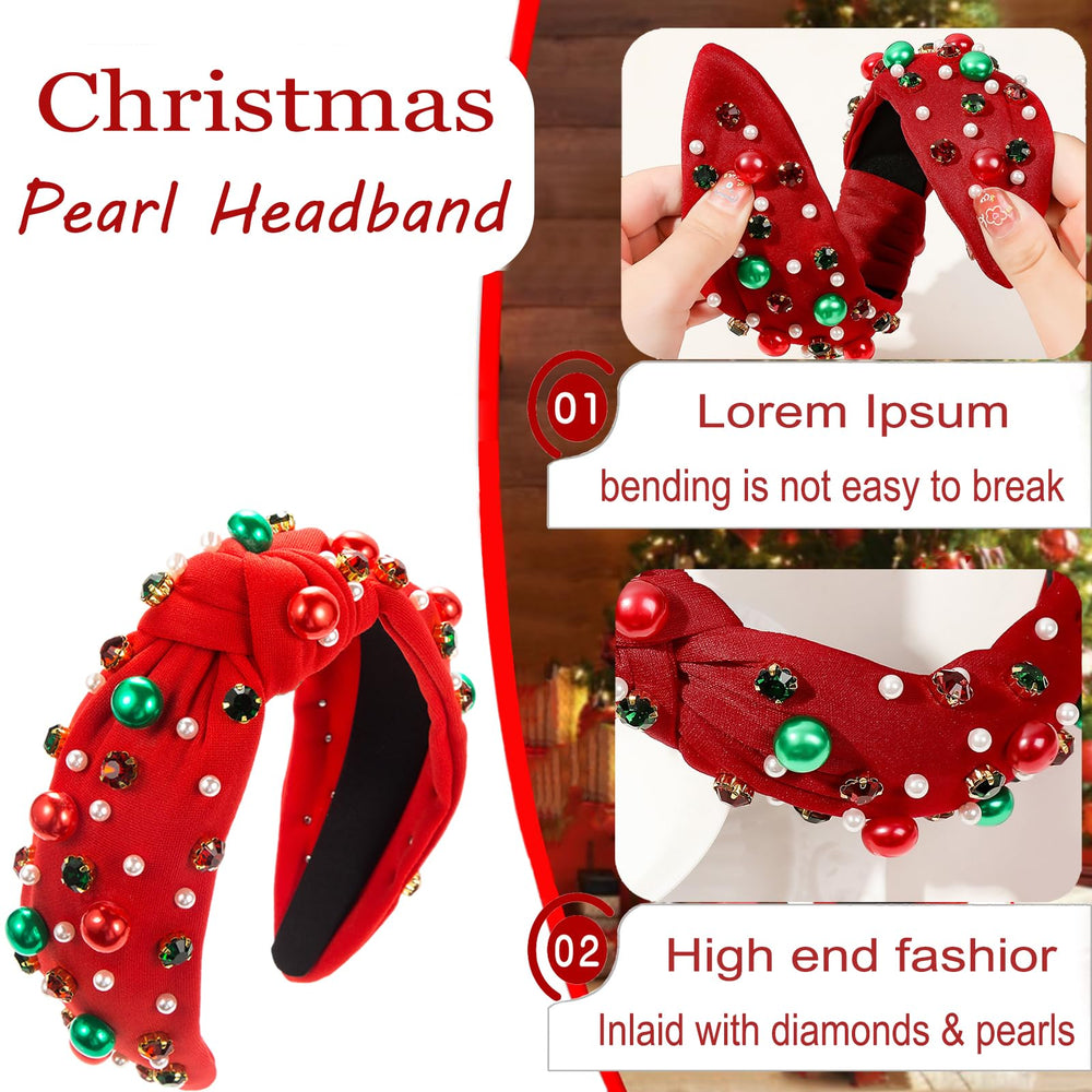 Mejreiik knotted festive headband fits comfortably without squeezing.