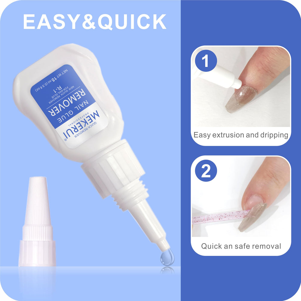 MEKERUI grinding strips pack helps prep nails for long-lasting adhesion.