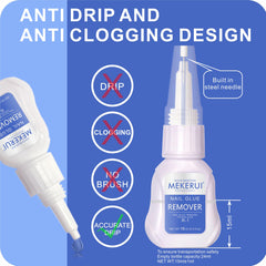 MEKERUI R1T remover droplet-action demonstrates fast removal in minutes.