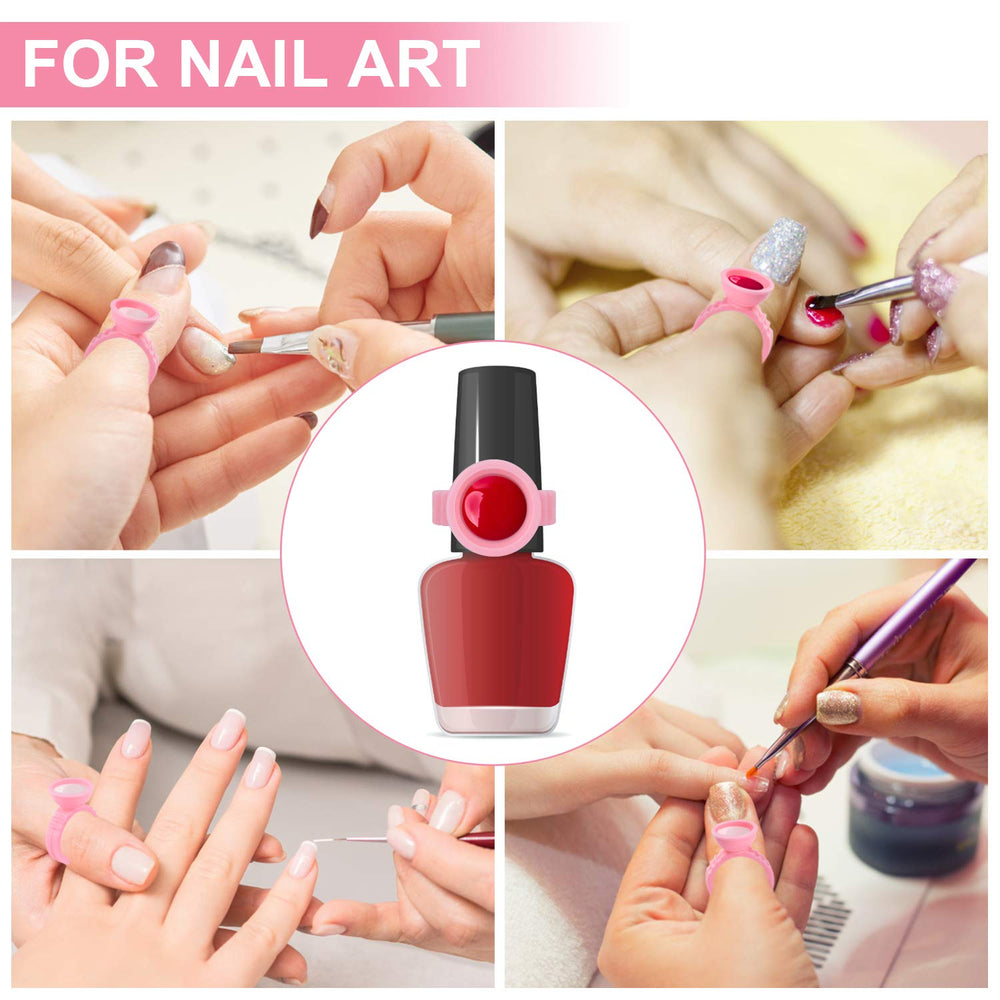 MEKK glue rings for pigment and remover during lash or tattoo prep.