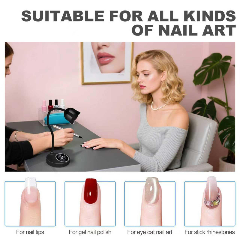 MEKK portable pink lamp ideal for home DIY or salon sessions.